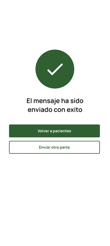 Confirmación de envío